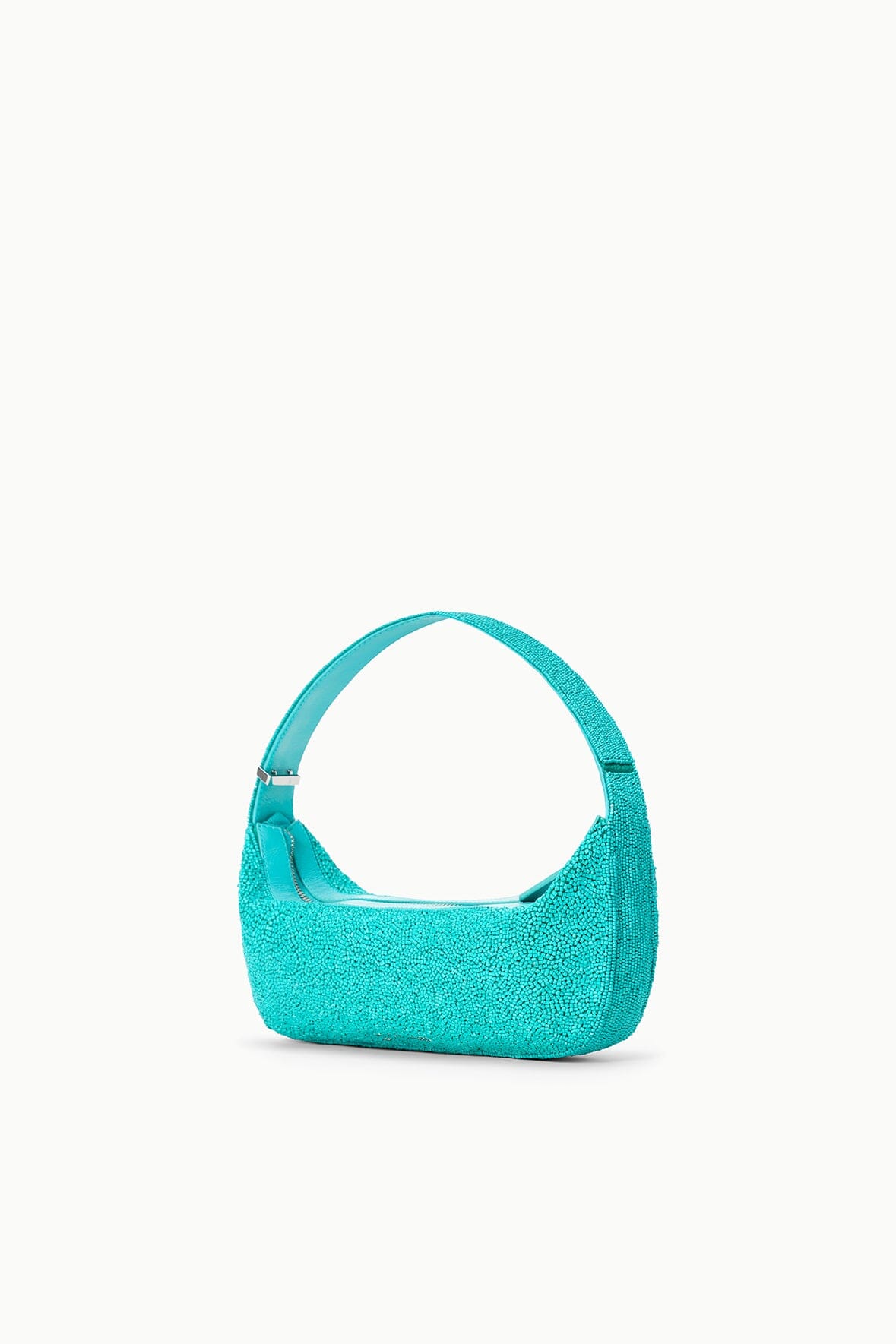 Image DEMY BEADED SHOULDER BAG | TEAL 5 of 9 and Clicking this image will trigger a zoom pop-up