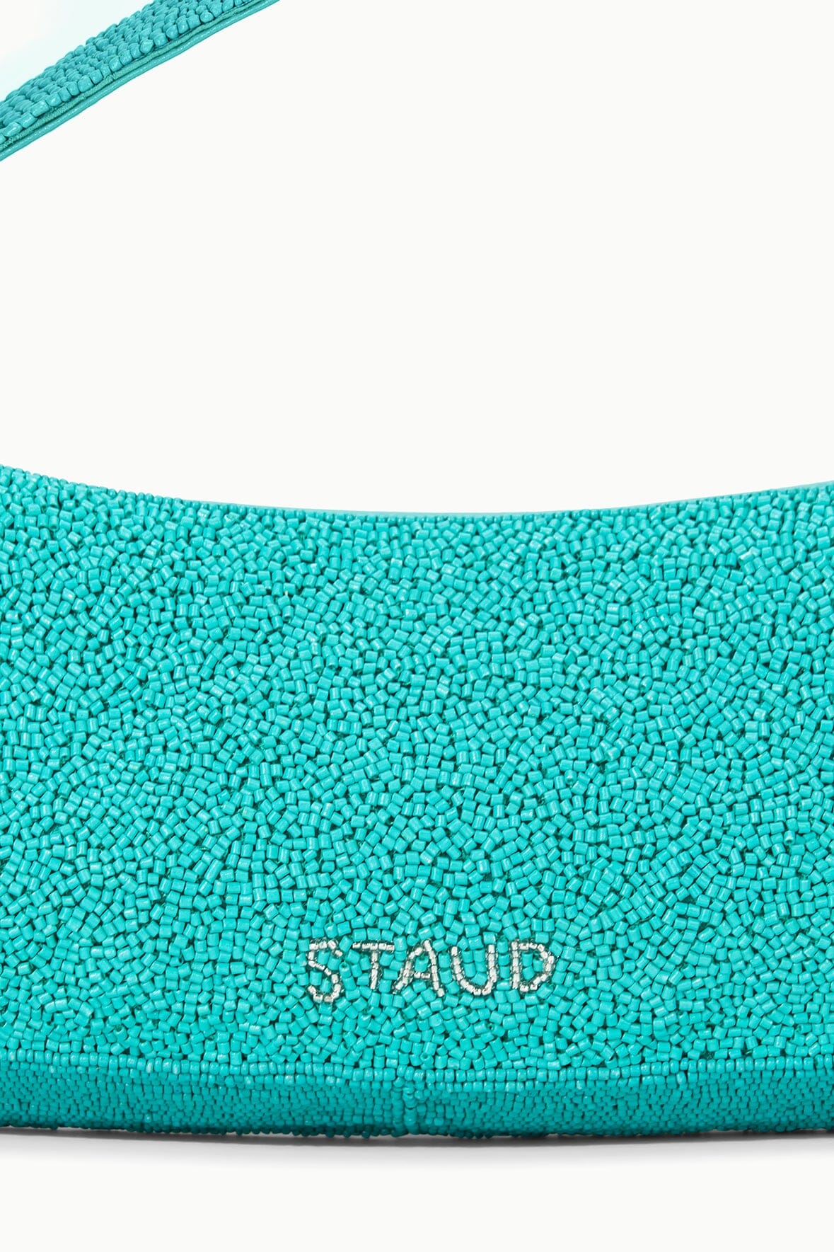 Image DEMY BEADED SHOULDER BAG | TEAL 8 of 9 and Clicking this image will trigger a zoom pop-up