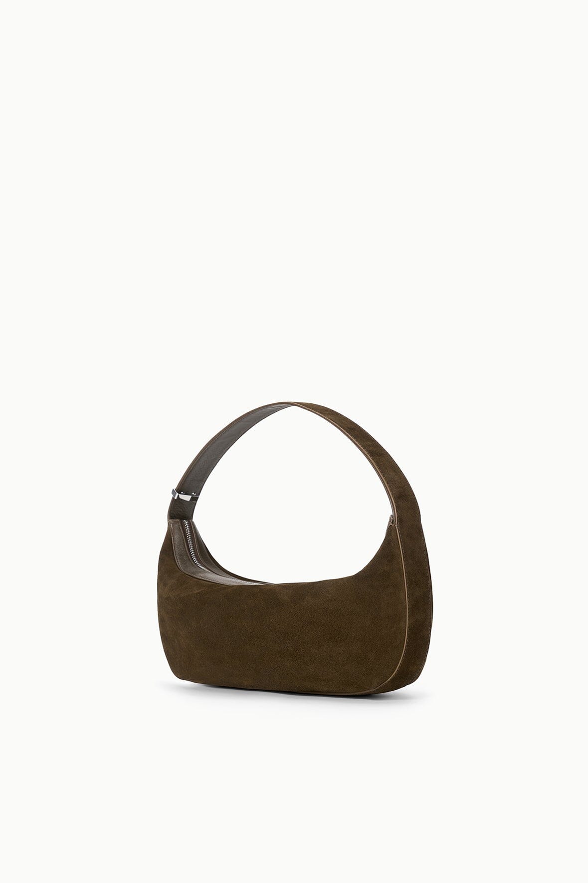 Image DEMY SHOULDER BAG | TRUFFLE SUEDE 7 of 8 and Clicking this image will trigger a zoom pop-up
