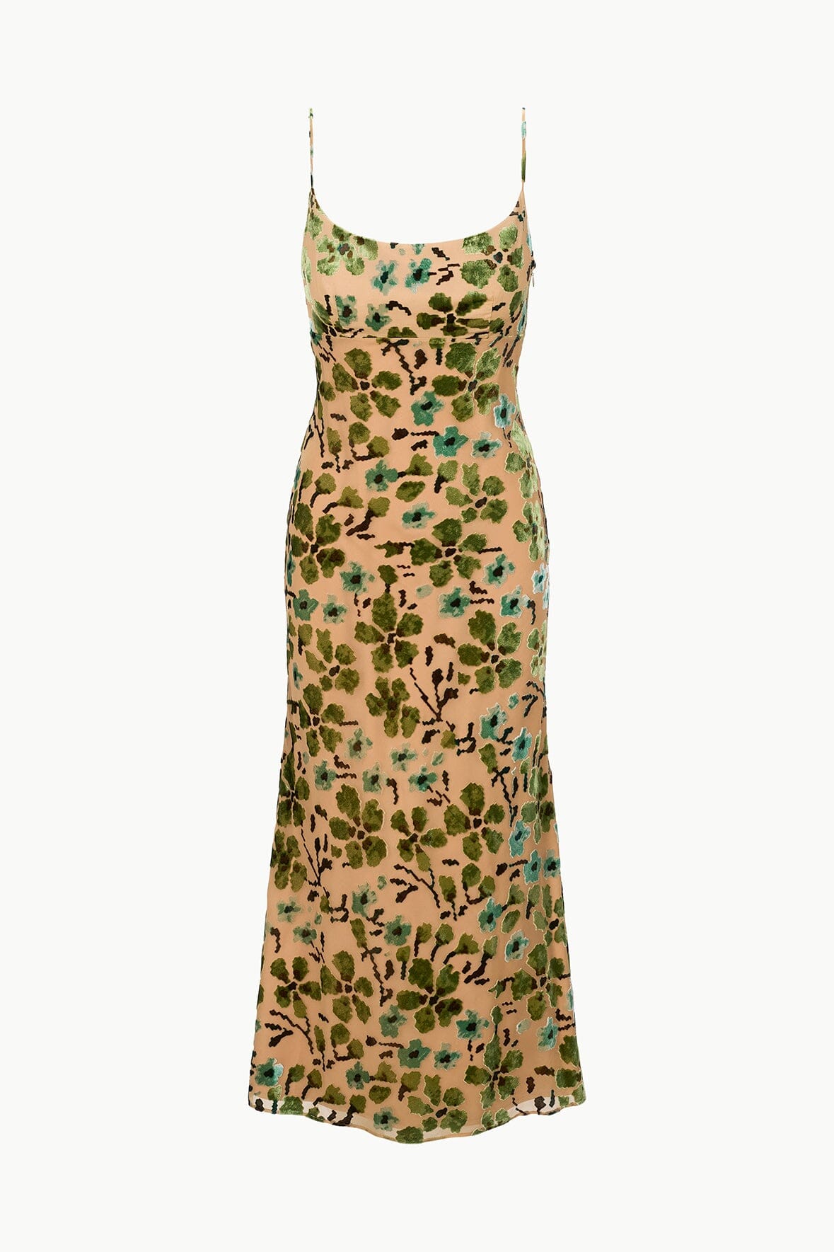 Image DIANNA DRESS | MOSS FLORAL TAPESTRY 5 of 5 and Clicking this image will trigger a zoom pop-up