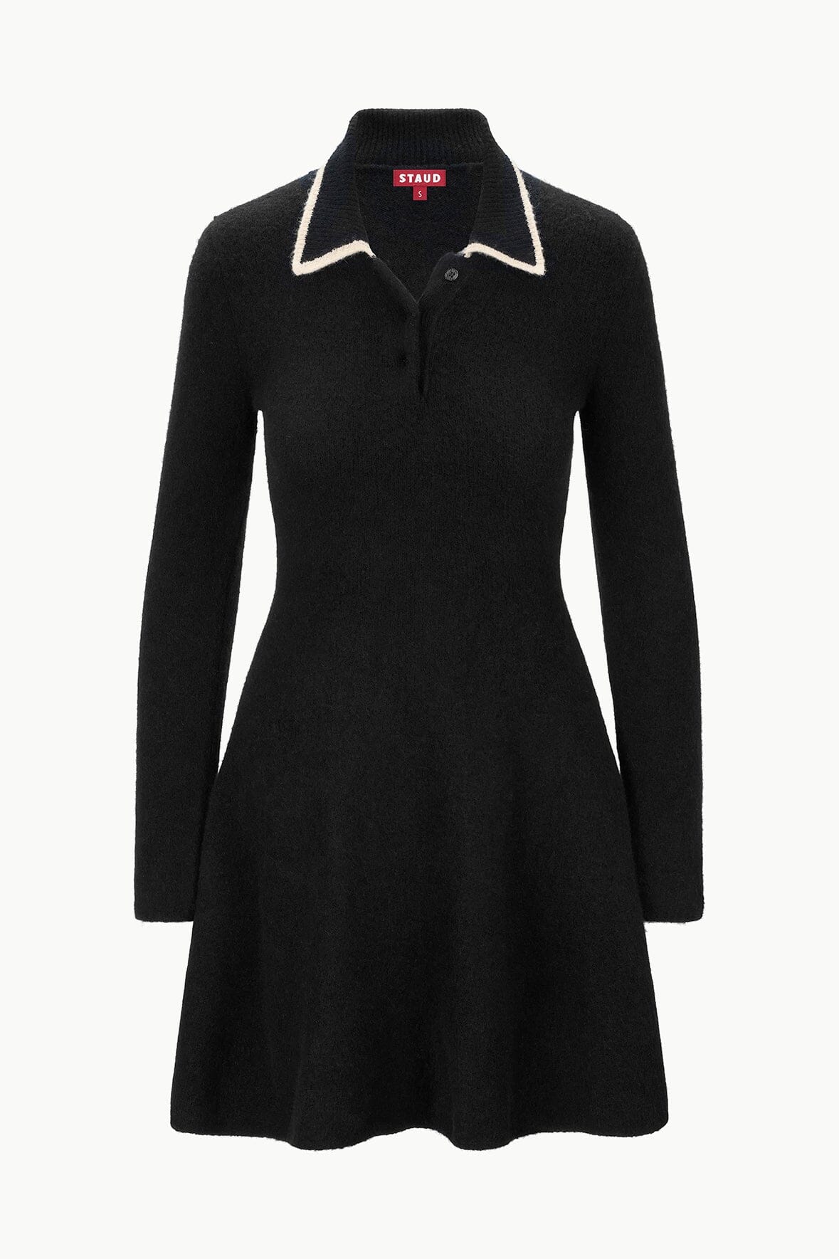 Image DUJOUR DRESS | BLACK IVORY 5 of 5 and Clicking this image will trigger a zoom pop-up