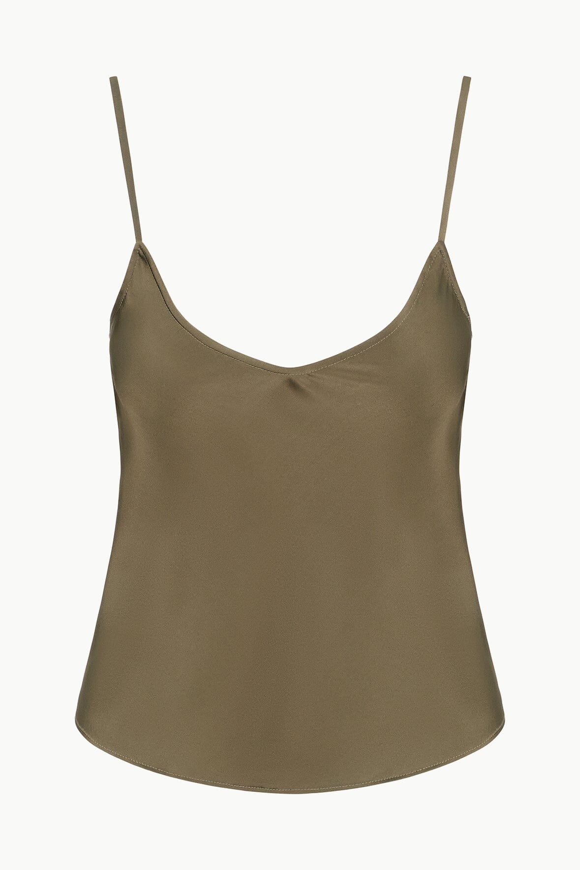 Image DURAND SILK CAMI | WOODLAND 4 of 4 and Clicking this image will trigger a zoom pop-up