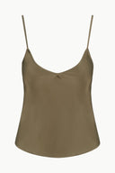 Image DURAND SILK CAMI | WOODLAND 4 of 4