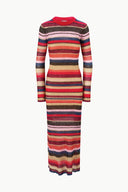 Image EIZA DRESS | AUTUMNAL FADED STRIPE 5 of 5