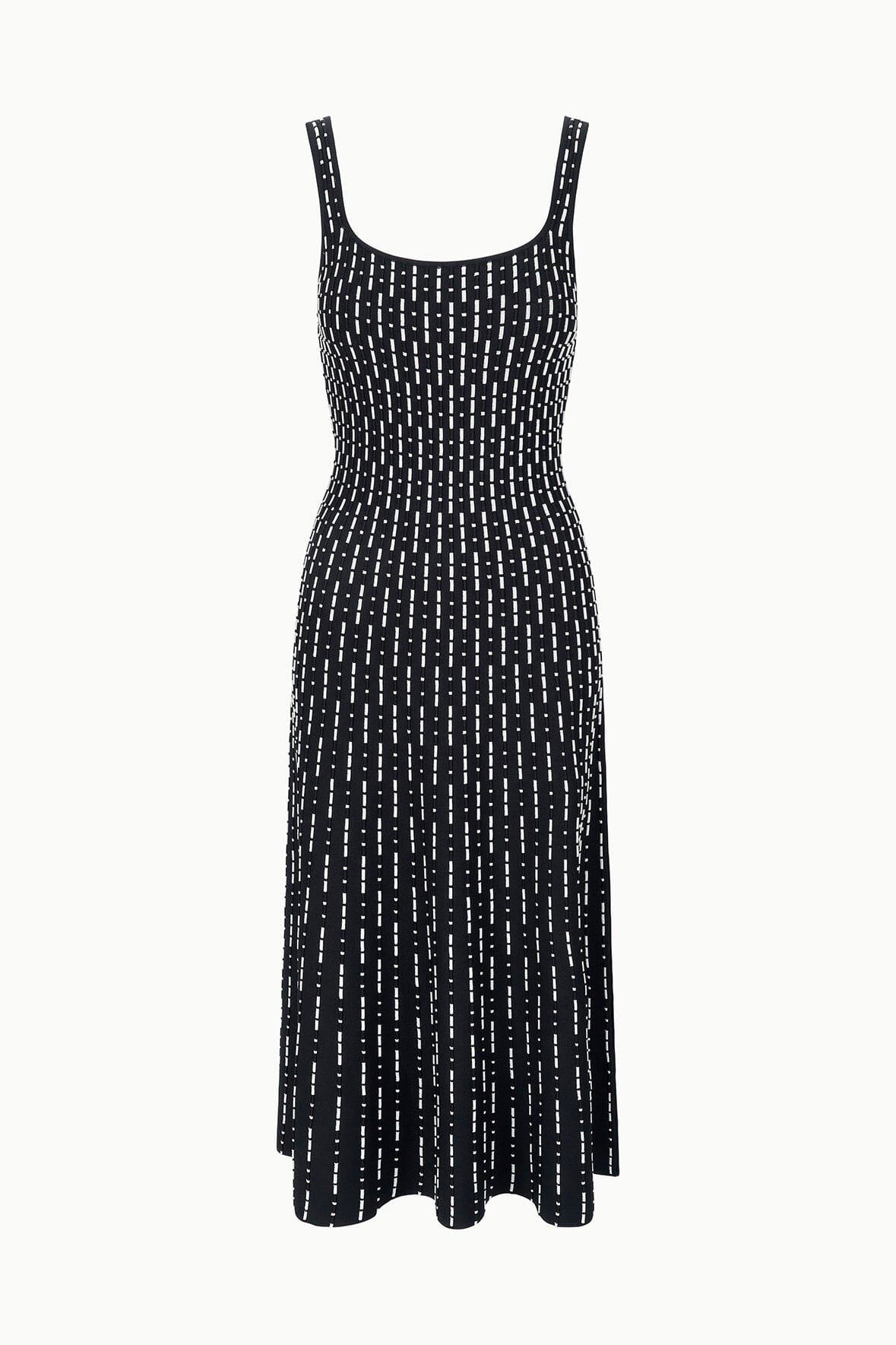 STAUD, Ellison Dress in Black Geo, Size Small STAUD, Ellison Dress in Black Geo, Size Small
