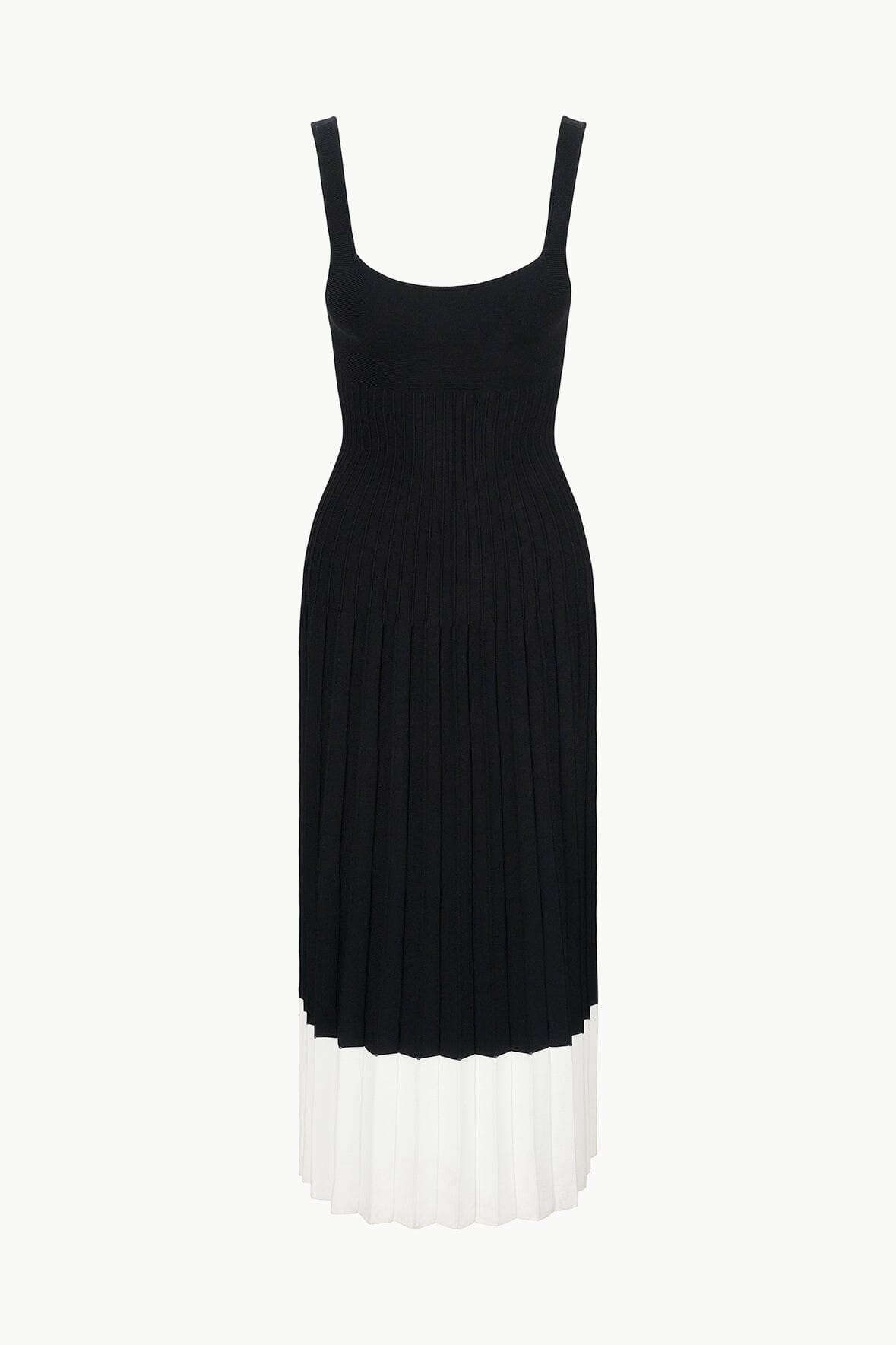 Image ELLISON DRESS | BLACK IVORY 5 of 5 and Clicking this image will trigger a zoom pop-up