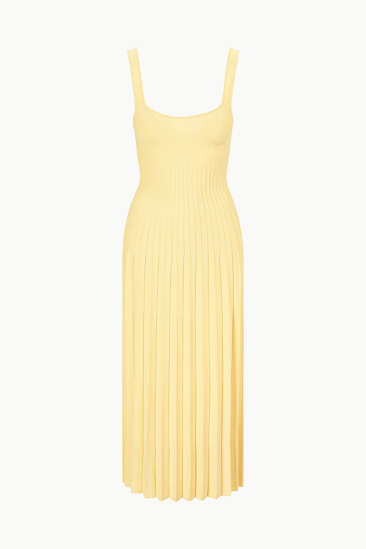 Staud Ellison Dress Lemon Drop Staud Ellison Dress Lemon Drop