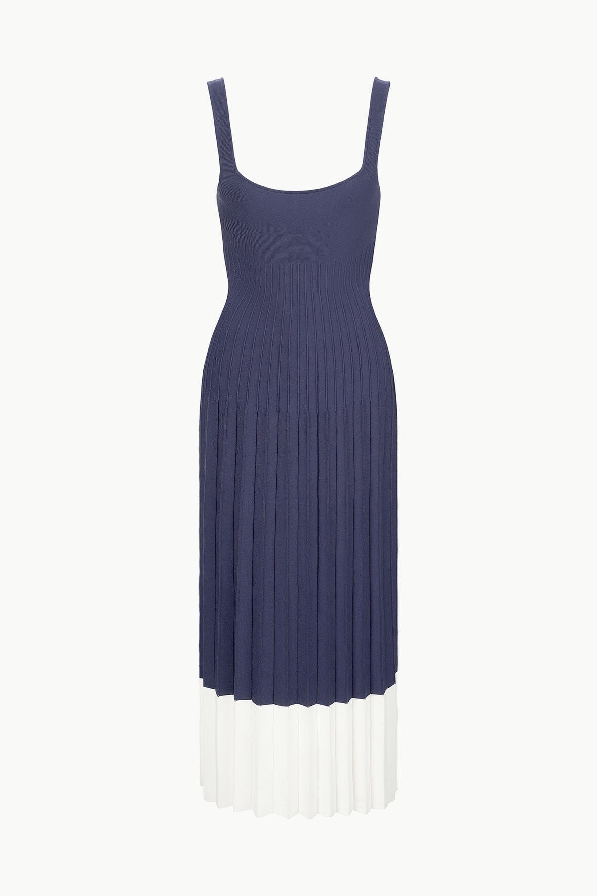 Image ELLISON DRESS | NAVY WHITE 5 of 5 and Clicking this image will trigger a zoom pop-up