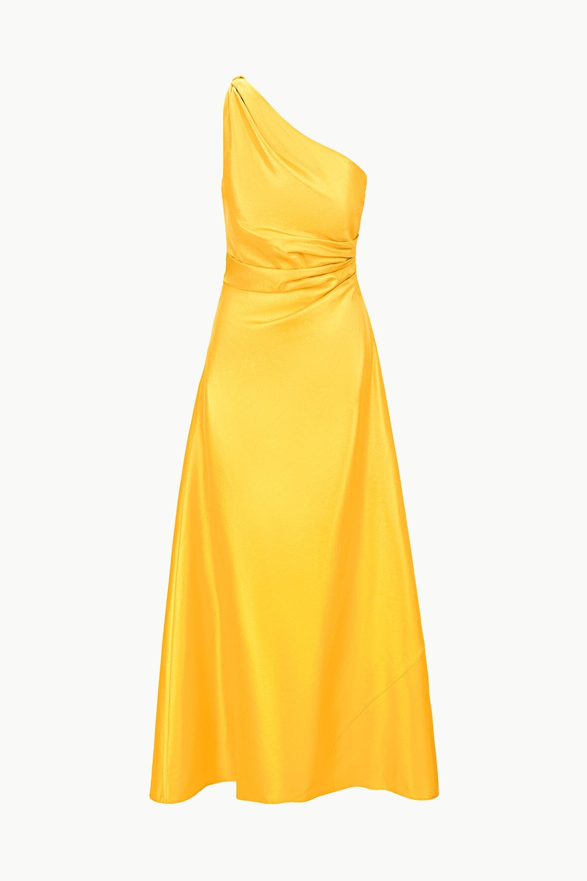 Image ESTE SILK DRESS | SUNSET GOLD 6 of 6 and Clicking this image will trigger a zoom pop-up