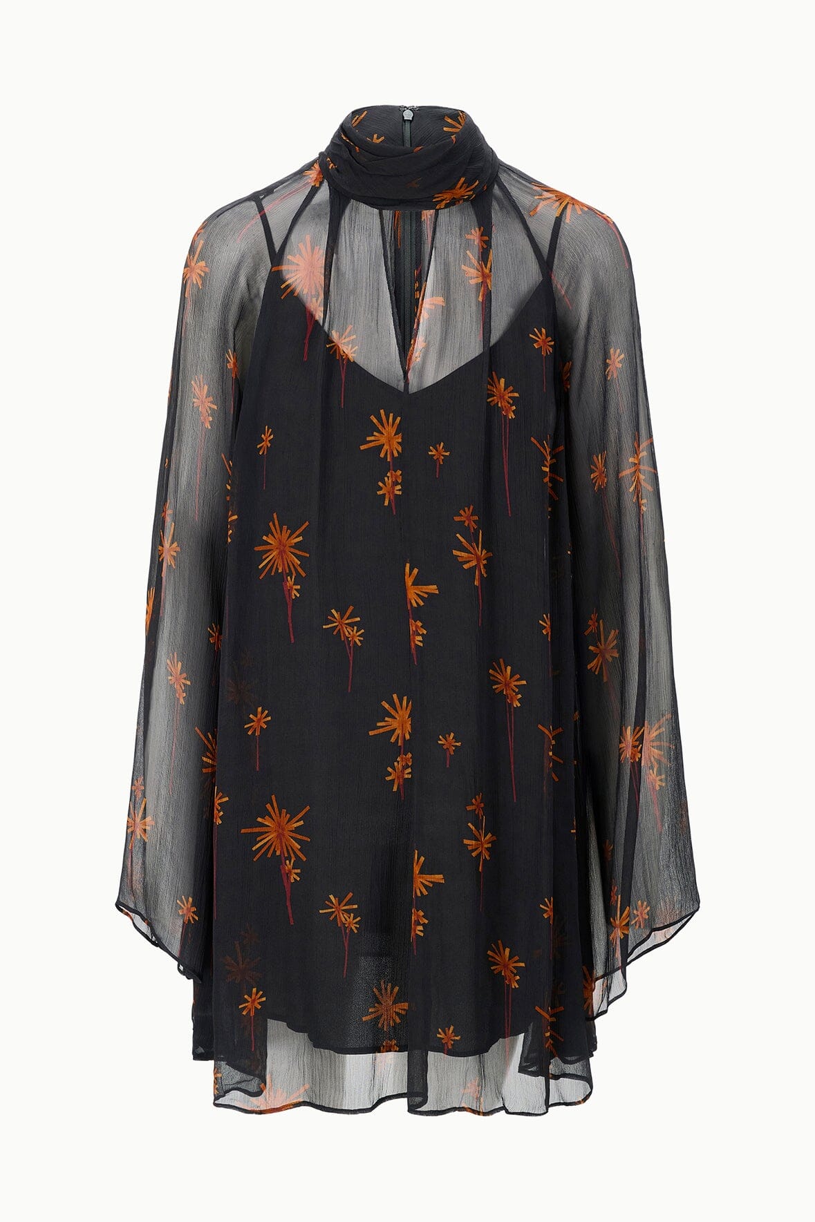 Image ESTHER MINI DRESS | AUTUMN NIGHT 8 of 8 and Clicking this image will trigger a zoom pop-up