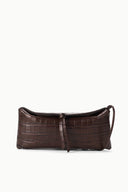EVE CLUTCH | ESPRESSO CROCO