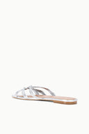 CARRIE SANDAL | SILVER SILVER / 36