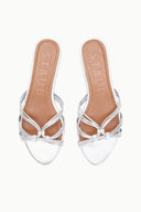 CARRIE SANDAL | SILVER SILVER / 36