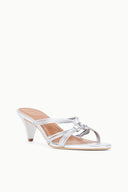 CARRIE MULE | SILVER SILVER / 36