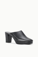 MONICA MULE | BLACK BLACK / 36