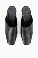 MONICA MULE | BLACK BLACK / 36