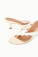 FREJA KITTEN HEEL | CREAM CREAM / 36