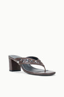NOVA THONG HEEL | ESPRESSO STUDS ESPRESSO STUDS / 36