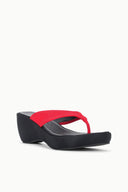 REMY THONG WEDGE | BLACK MULTI BLACK MULTI / 36