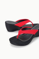 REMY THONG WEDGE | BLACK MULTI BLACK MULTI / 36