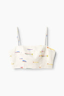 Image FEDERICO LINEN TOP | POP SARDINES IVORY 7 of 7