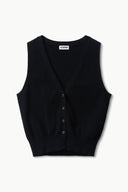 Image FICUS SWEATER VEST | BLACK 5 of 5