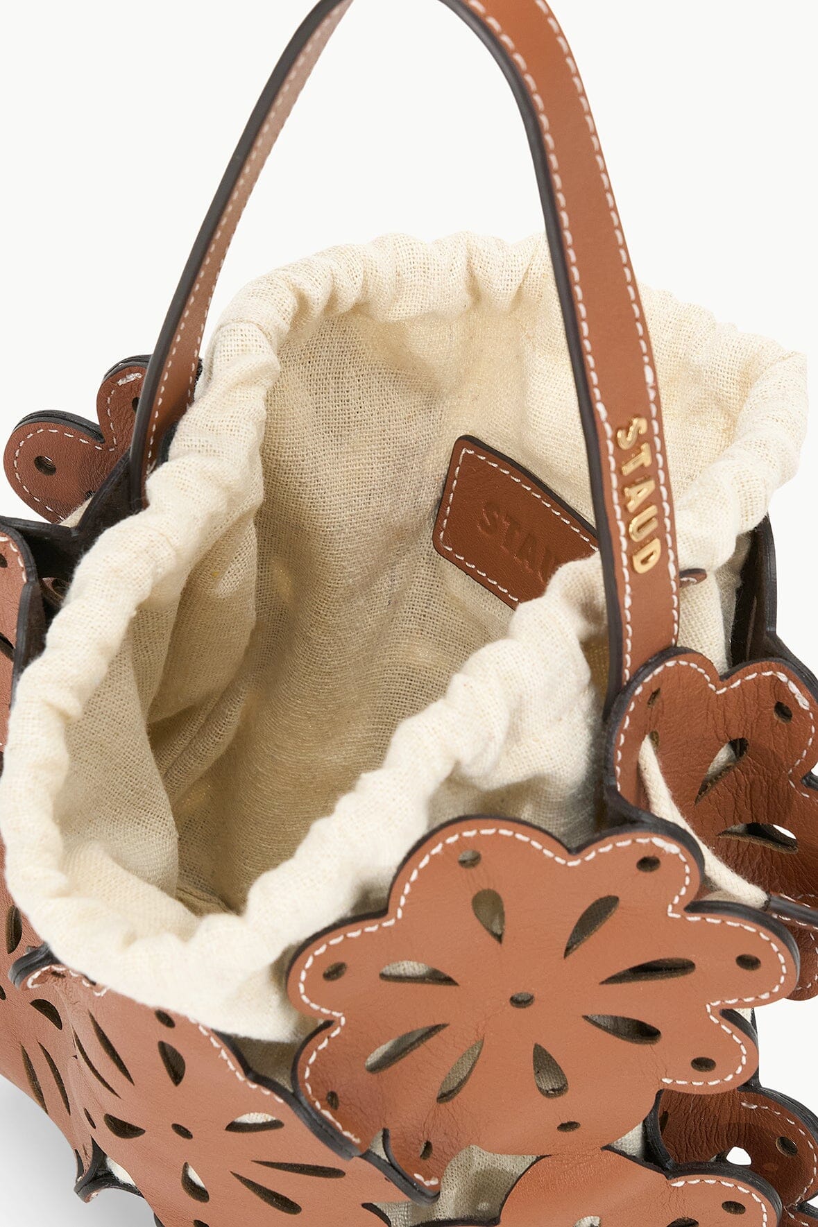 Image FLORA BASKET BAG | TAN 6 of 6 and Clicking this image will trigger a zoom pop-up