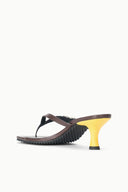 FLYNN KITTEN HEEL | ESPRESSO LEMON