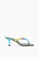 FLYNN KITTEN HEEL | FERN MULTI