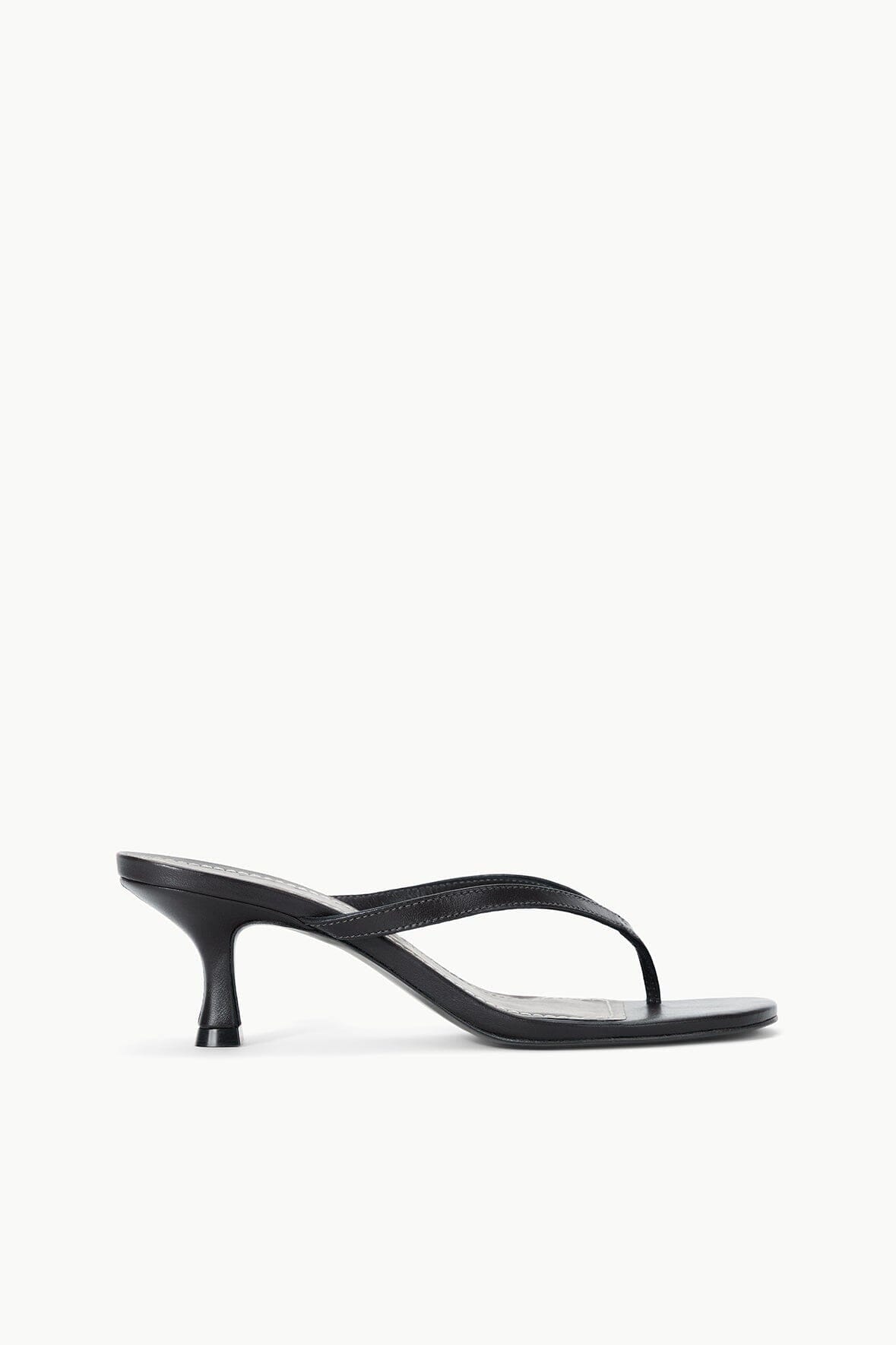 STAUD FREJA KITTEN HEEL BLACK