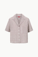 Image GABI SHIRT | DARK CHOCOLATE GINGHAM 5 of 5