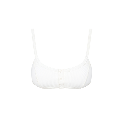 GIA BIKINI TOP  BRIGHT WHITE