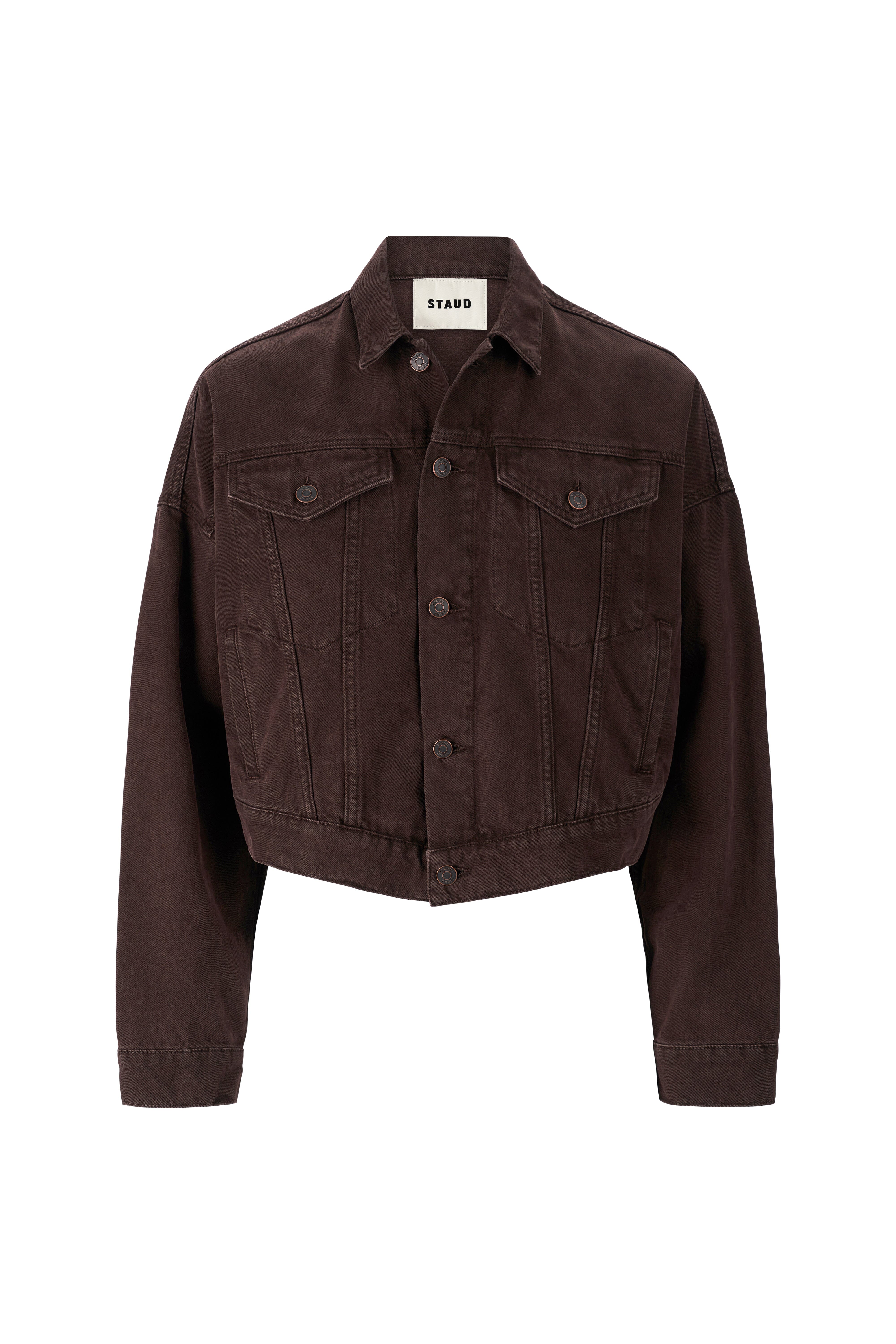 ジャケット・アウター drop shoulder grange damage denim jacket Oversized Spliced Frayed Edge Denim Jacket | boohoo