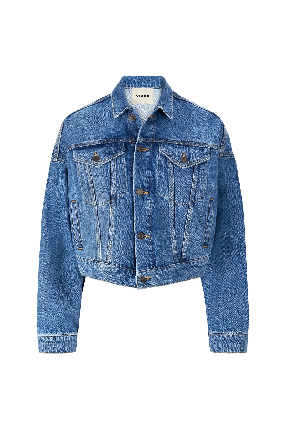 Image GLEN DENIM JACKET | VINTAGE WASH 6 of 8 and Clicking this image will trigger a zoom pop-up