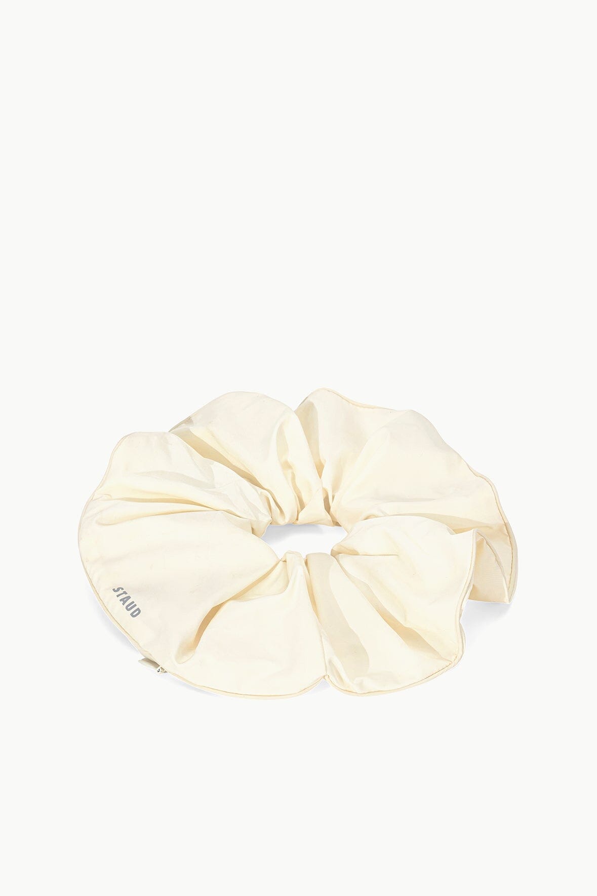 Image GORGE SCRUNCHIE | IVORY 1 of 6 and Clicking this image will trigger a zoom pop-up