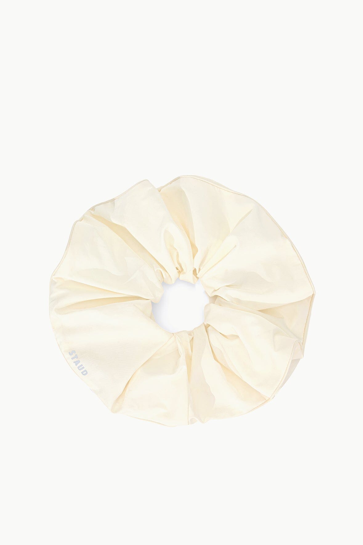 Image GORGE SCRUNCHIE | IVORY 3 of 6 and Clicking this image will trigger a zoom pop-up