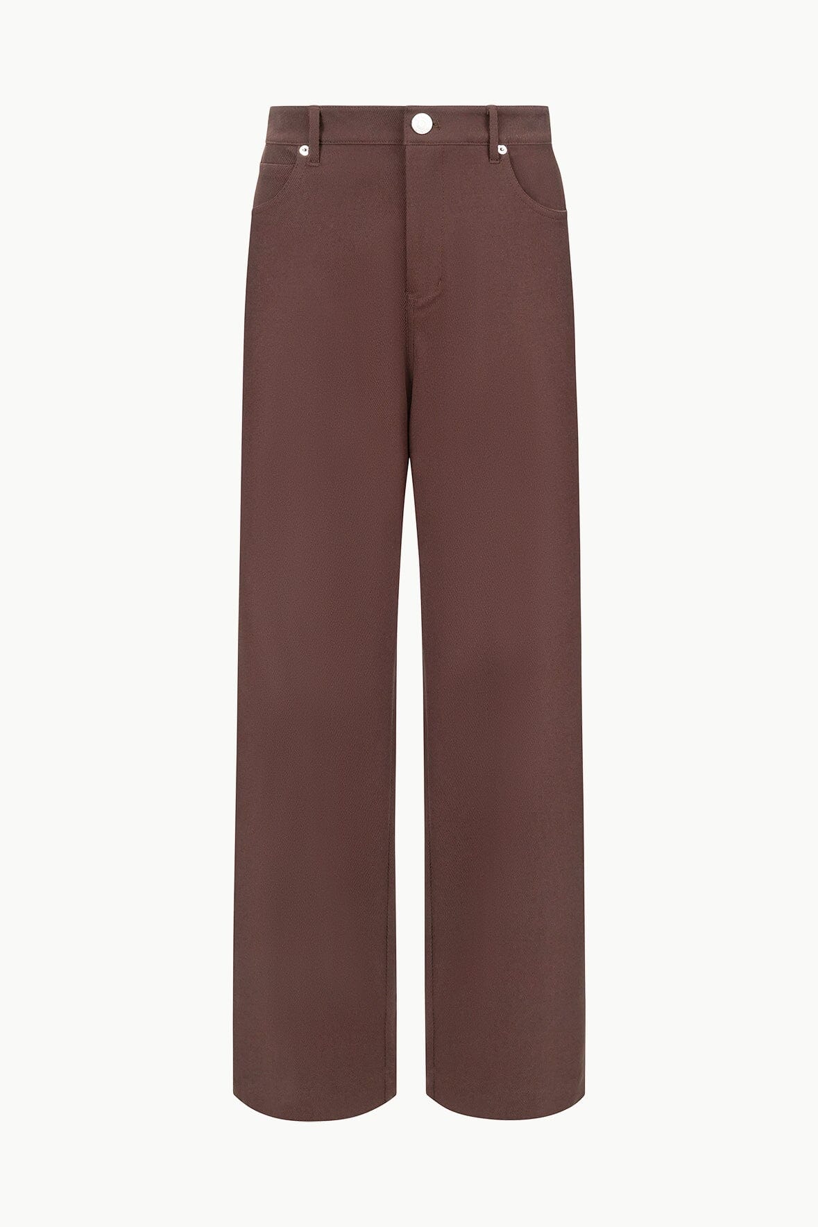 【Staud】 Graysonワイドレッグパンツ STAUD Grayson twill wide-leg pants | NET-A-PORTER