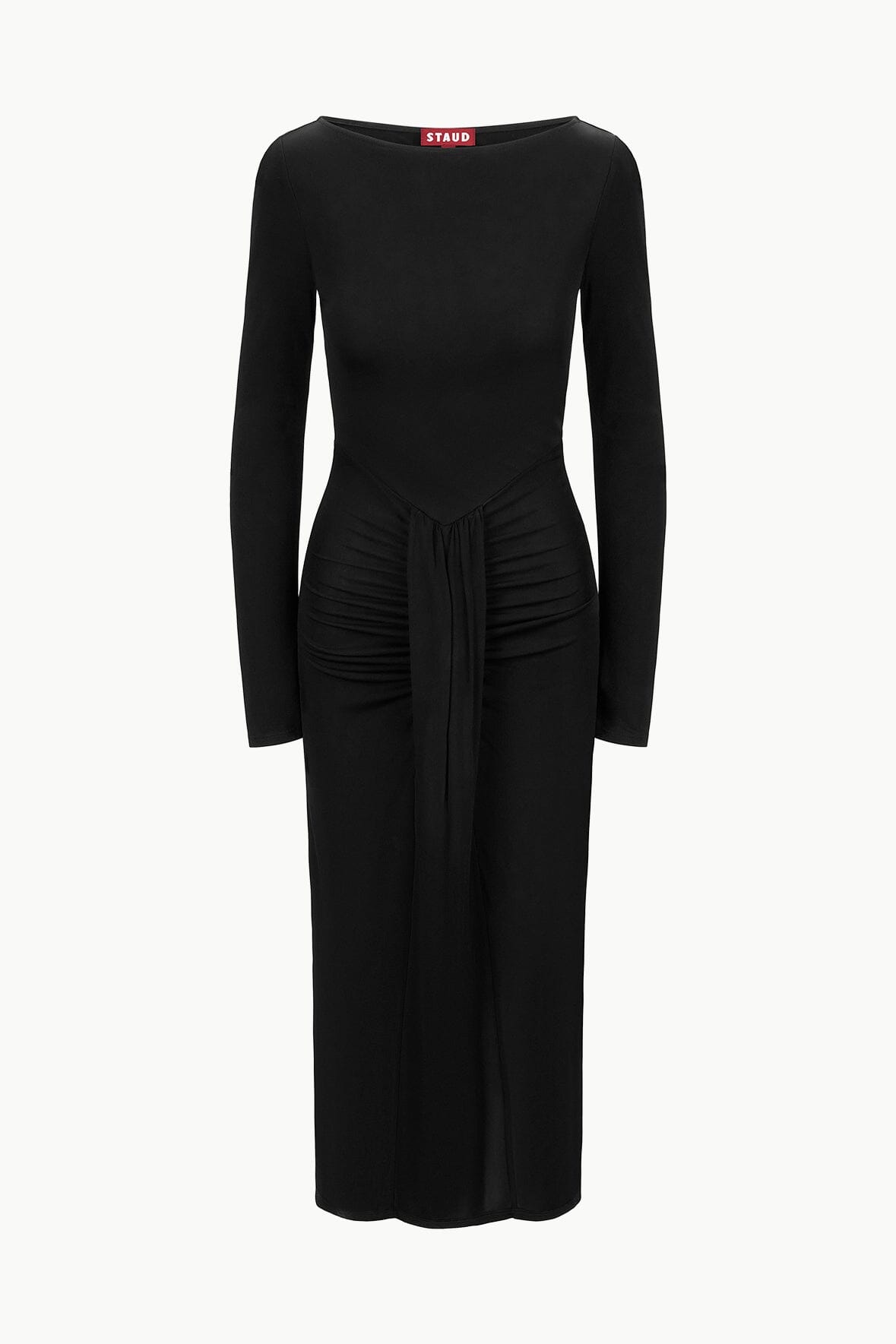 Image GRES DRESS | BLACK 6 of 6 and Clicking this image will trigger a zoom pop-up