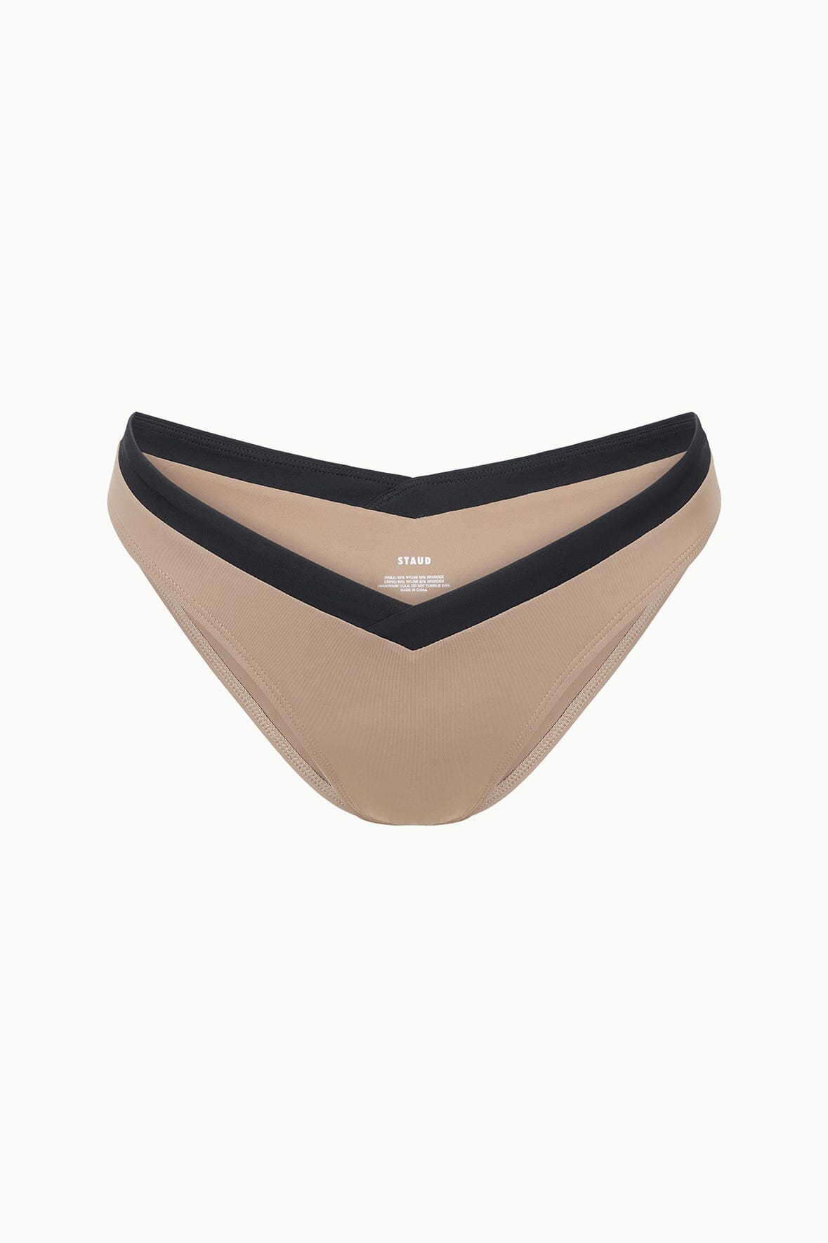 Image GWEN BIKINI BOTTOM | TAUPE BLACK 6 of 6 and Clicking this image will trigger a zoom pop-up