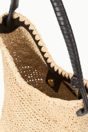 LANI RAFFIA BUCKET BAG | NATURAL NATURAL / OS