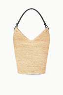 LANI LARGE RAFFIA BUCKET BAG | NATURAL NATURAL / OS