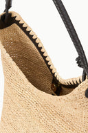 LANI LARGE RAFFIA BUCKET BAG | NATURAL NATURAL / OS