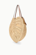 LARGE PALM RAFFIA BAG | NATURAL NATURAL / OS