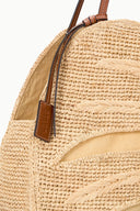 LARGE PALM RAFFIA BAG | NATURAL NATURAL / OS