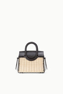 MAUDE MINI WICKER CARRYALL | NATURAL ESPRESSO NATURAL ESPRESSO / OS