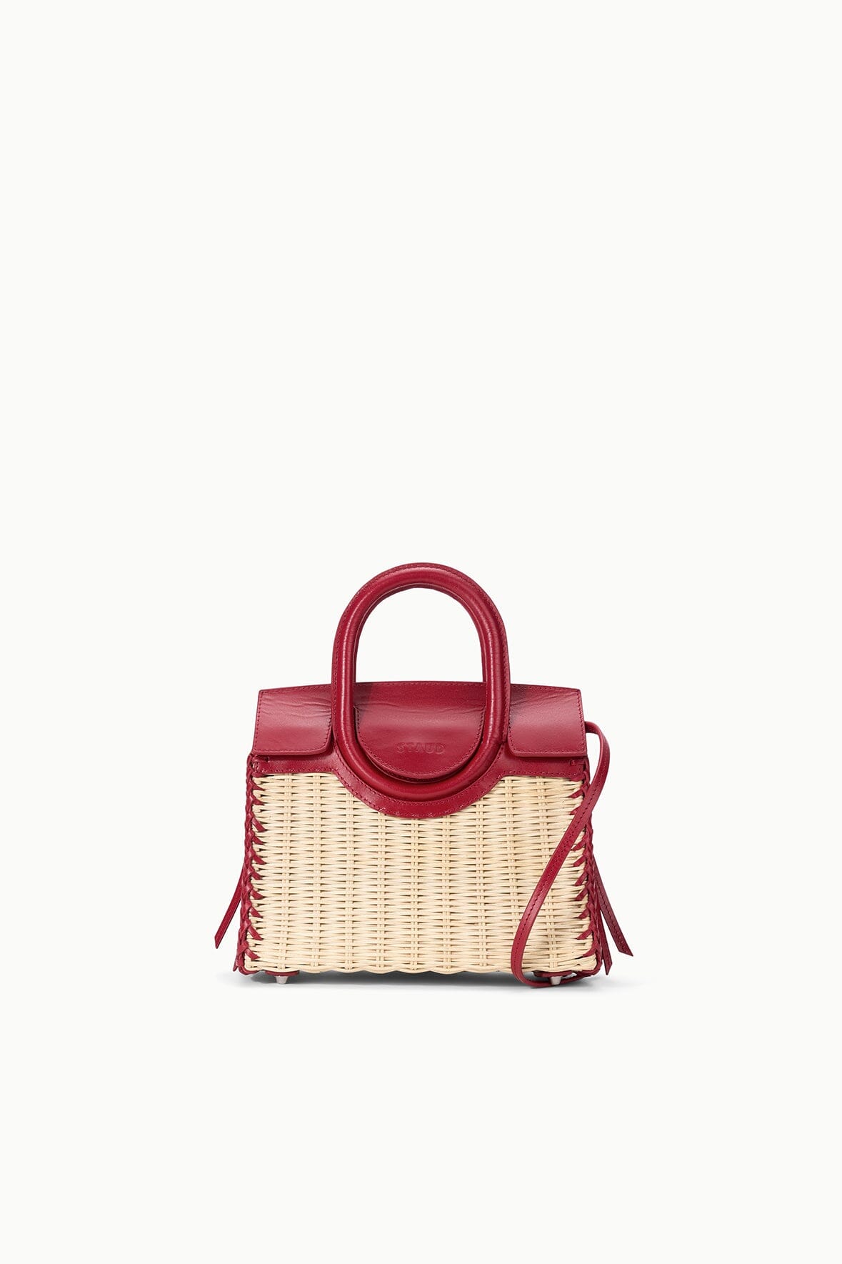 MAUDE MINI WICKER CARRYALL