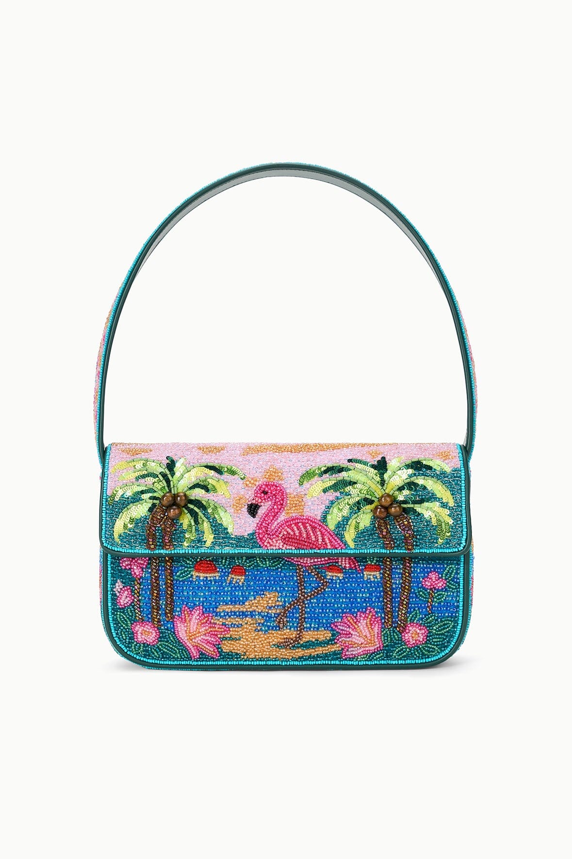 Home / Beaded Clothing & Accessories /TOMMY BEADED BAG { "@context": "https://schema.org", "@type": "BreadcrumbList", "itemListElement": [{ "@type": "ListItem", "position": 1, "name": "Home" ,"item": "https:\/\/staud.clothing\/" },{ "@type": "ListItem", "p