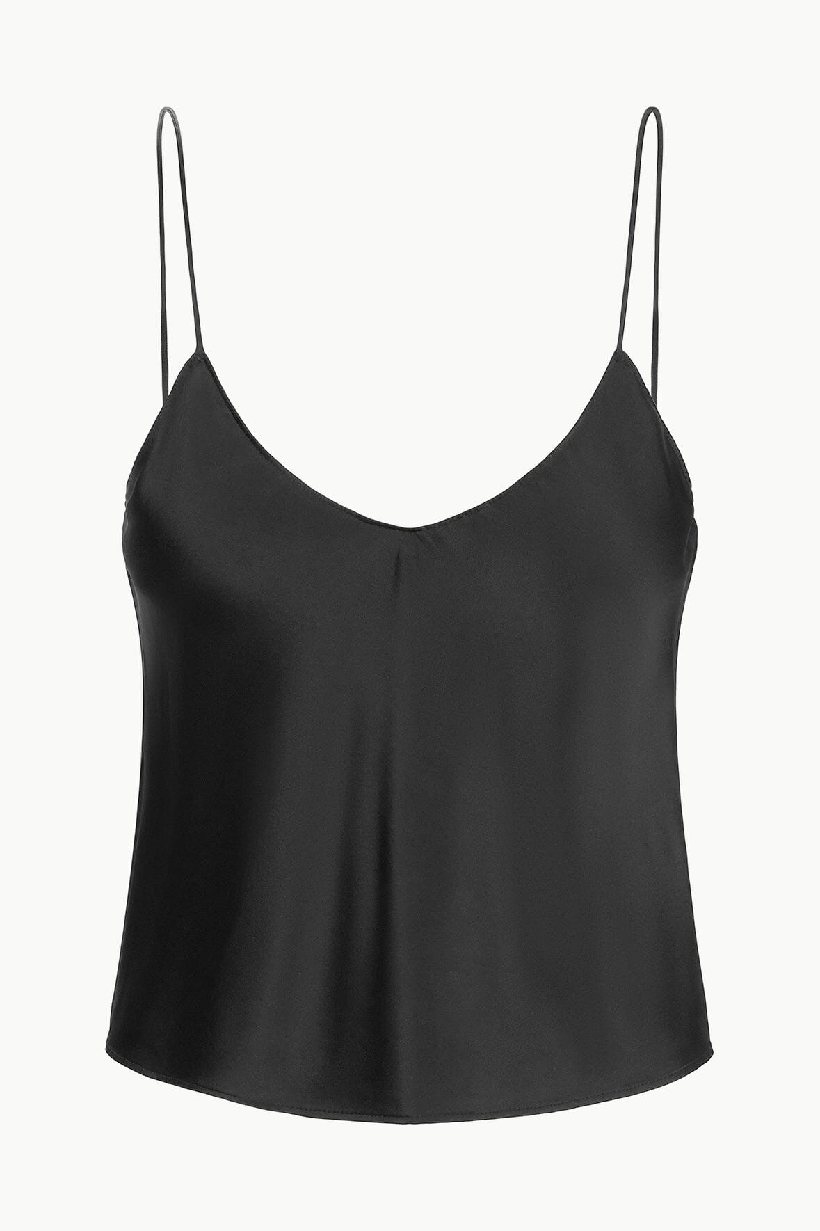 Image DURAND SILK CAMI | BLACK 6 of 6 and Clicking this image will trigger a zoom pop-up