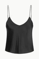 Image DURAND SILK CAMI | BLACK 6 of 6