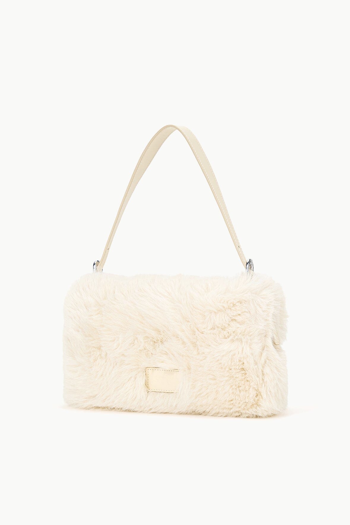 Image HARLOW FAUX FUR BAG | CREAM 3 of 7 and Clicking this image will trigger a zoom pop-up